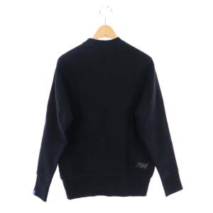 LOOPWHEELER クルーネックスウェットプルオーバー トレーナー 長袖 S 黒 ブラック