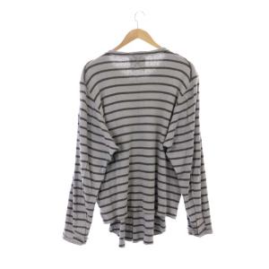 TAKAHIROMIYASHITATheSoloIst. カットソー 長袖 ボーダー グレー