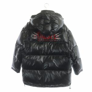 DIESEL 00SMGB-CL-W-ALLA-LITM-0EAWM ワッペン装飾 バックプリント ダウンジャケット アウター フード ジップアップ