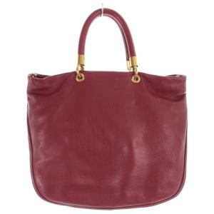 MARC by MARC JACOBS ショルダーバッグ ハンドバッグ 2way レザー ロゴ ボルドー