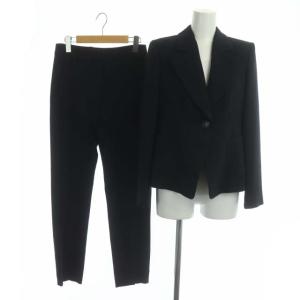 セットアップ 上下 パンツスーツ テーパード テーラードジャケット 1B 01 紺 ネイビー