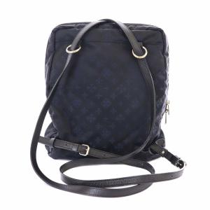 russet リュックサック デイパック ナイロン モノグラム  濃紺 ネイビー 黒 ブラック