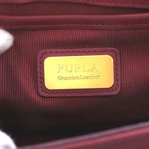 FURLA メトロポリス METROPOLIS AMORIS ダリア ショルダーバッグ ワンショルダー チェーン レザー 赤 レッド