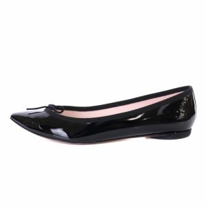 Repetto ブリジット BRIGITTE バレエシューズ フラットシューズ パンプス ポインテッドトゥ エナメル FR39 25.5cm