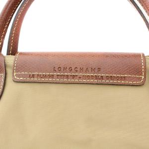Longchamp LE PLIAGE S トートバッグ ナイロン レザー ベージュ