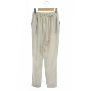 ENFOLD ダブルクロスジョッパーズパンツ テーパードパンツ タック 38 ライトグレージュ