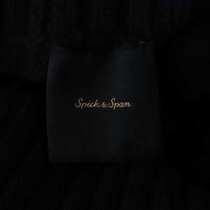 Spick&Span 21AW ウールカシミヤタートルネックプルオーバー ニット セーター 長袖 F 黒 ブラック