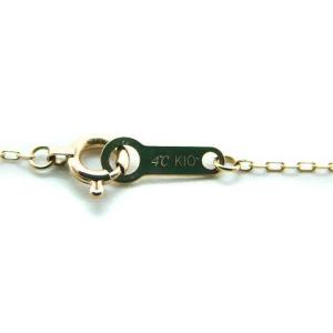 4℃ ネックレス ハート K10 ピンクゴールド