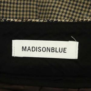 MADISONBLUE FLARE SLACKS GC CHECK ガンクラブチェックフレアスラックスパンツ センタープレス ジッパーフライ ウール