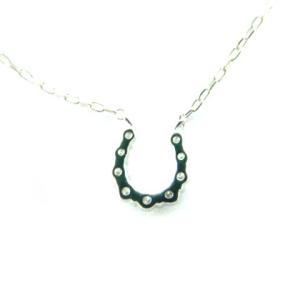 4℃ ネックレス ホースシュー Pt850 プラチナ