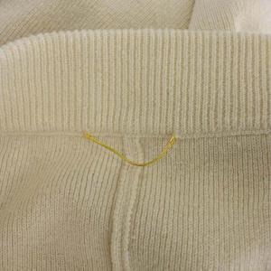 Deuxieme Classe 22SS Multiply スカート タイト ロング ニット 36 アイボリー