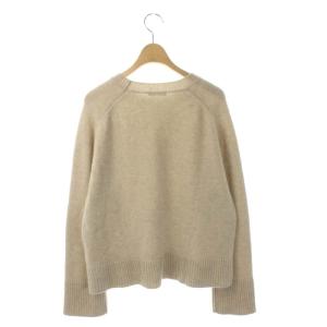 EVERYDAY I LIKE 22AW Fiocco クルーネック セーター ニット プルオーバー 長袖 ベージュ
