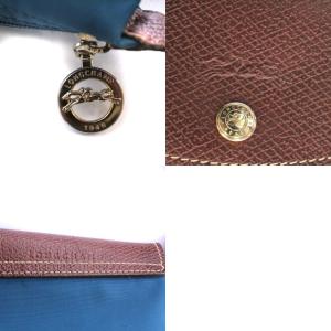 Longchamp ルプリアージュ トートバッグ ハンドバッグ 折り畳み ナイロン 青 ブルー