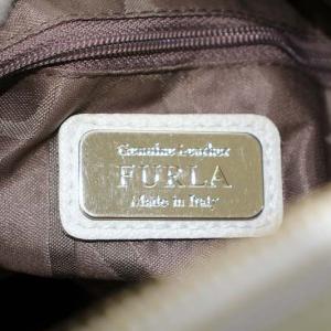 FURLA パイパー ハンドバッグ ショルダーバッグ 2way レザー 白 ホワイト