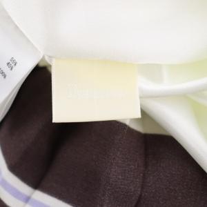 Diagram GRACE CONTINENTAL ボーダープリントスカート プリーツ ロング 36 マルチカラー