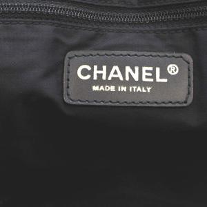 CHANEL ヴィンテージ  ニュートラベルライン MM トートバッグ ハンドバッグ ココマーク 黒 ブラック 8番台