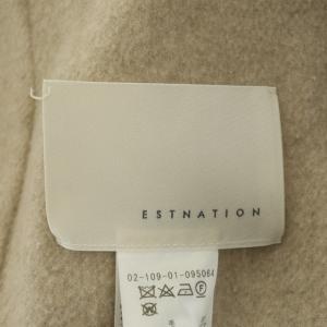 ESTNATION リバーショートコート アウター ミドル丈 36 ベージュ