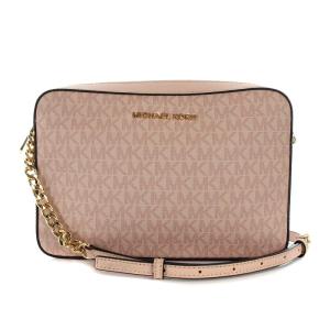 MK ショルダーバッグ レザー ピンク