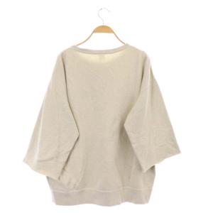 STAMMBAUM L'Appartement取り扱い 21SS H/S LOGO Sweat スウェット トレーナー 長袖 F ベージュ