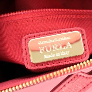 FURLA パイパー ハンドバッグ ショルダーバッグ 2way レザー 赤 レッド