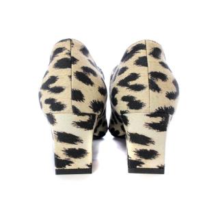 CELINE by Hedi Slimane BABIES T-BAR パンプス トリオンフ レオパード