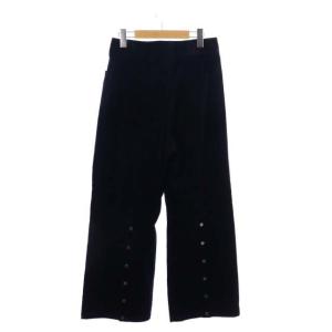 GRACE CONTINENTAL コーデュロイパンツ ワイド 38 紺 ネイビー