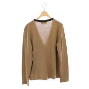 Salvatore Ferragamo カーディガン ニット 前開き ウール 茶 ブラウン