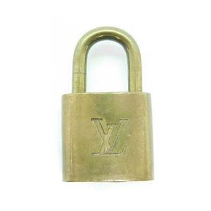 LOUIS VUITTON 南京錠パドロックチャーム ロゴ ゴールド色