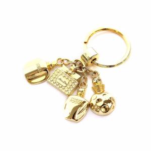 香水モチーフキーホルダー チャーム 金 ゴールド