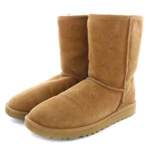 UGG australia クラシックショート CLASSIC SHORT ムートンブーツ W9 26cm 茶色 ブラウン 5825