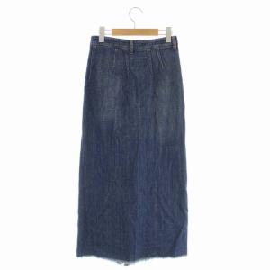 Martin Margiela 6 MM6 デニム ラップ タイトスカート ロング マキシ 38 青 ブルー