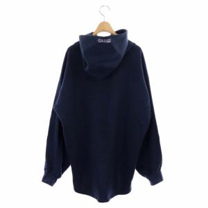 AMERICANA L'Appartement別注 Side Zip Parka パーカー スウェット 長袖 フード プルオーバー ロゴ刺繍 紺