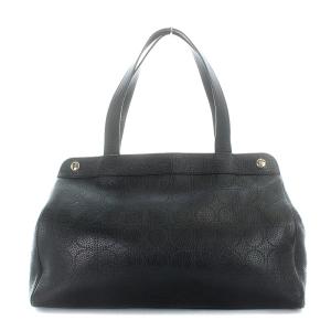 トートバッグ レザー 黒 ブラック