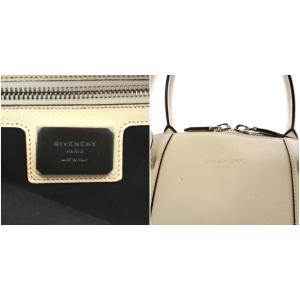 GIVENCHY Lucrezia ボストンバッグ ハンドバッグ レザー ホワイト