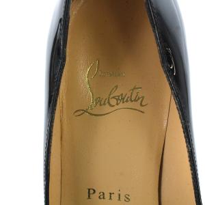 Christian Louboutin パンプス パテントレザー 35 22cm 黒 ブラック