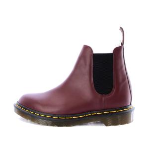 Dr.Martens COMME des GARCONS サイドゴアブーツ チェルシーブーツ ショート フラット レザー UK5 24cm チェリーレッド