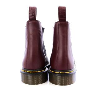 Dr.Martens COMME des GARCONS サイドゴアブーツ チェルシーブーツ ショート フラット レザー UK5 24cm チェリーレッド