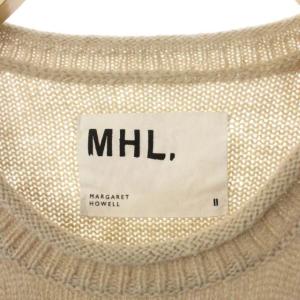 MHL. ニット セーター 長袖 クルーネック プルオーバー ウール 2 ベージュ