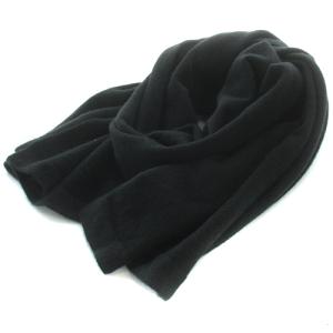 21AW FINE AVALON2 SCARF JINSEN ニットストール アルパカ混 黒 ブラック