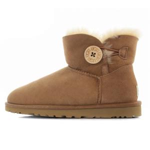 MINI BAILEY BUTTON  ベイリーボタンミニ ムートンブーツ ショート 23cm 茶色 ブラウン 3352