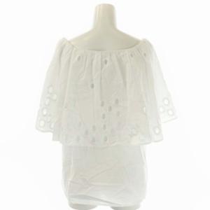 Grace Class セットアップ 上下 キカカットワーク トップス ブラウス 半袖 オフショルダー ティアードスカート ロング フレア 刺繍 36