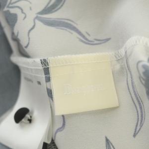 Diagram GRACE CONTINENTAL 22AW ワンピース ロング 長袖 ティアード ギャザー キャミソール付き 36 ホワイト ブラック 紫