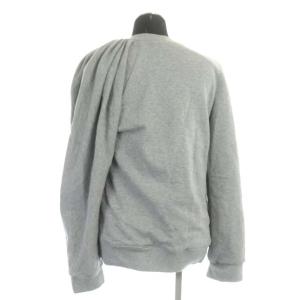 DRIES VAN NOTEN ギャザー シンメトリー セットアップ スウェット タイトスカート XS S グレー