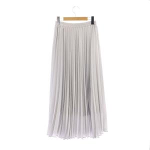 BARNEYS NEW YORK プリーツスカート ロング 38 グレー