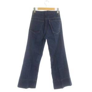 MADISONBLUE デニムパンツ ジーンズ ワイド ジッパーフライ 00 紺 ネイビー