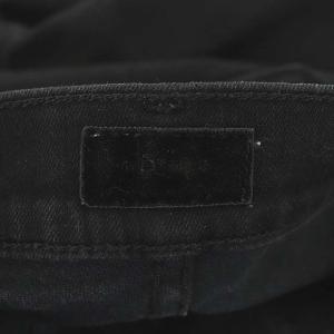 MOTHER INSIDER CROP STEP FRAY デニムパンツ ジーンズ フレア カットオフ ストレッチ ダメージ加工 27 黒