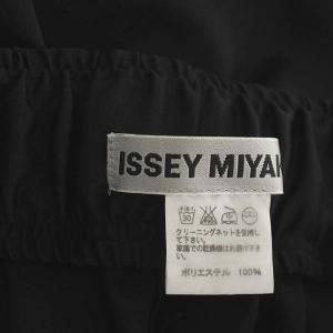 ISSEY MIYAKE イージーパンツ ジョガー テーパード 3 黒 ブラック