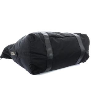 PRADA ボストンバッグ ナイロン 三角プレート 黒 ブラック