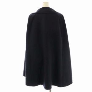 ADORE 22AW ライトリバービックカラートレンチケープ コート 36 ネイビー