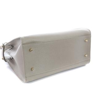 FURLA ハンドバッグ ショルダーバッグ 2way レザー ロゴ グレージュ